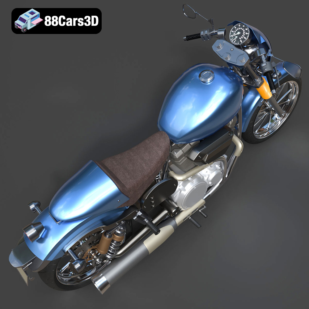 Yamaha XV950 Racer 3D Model