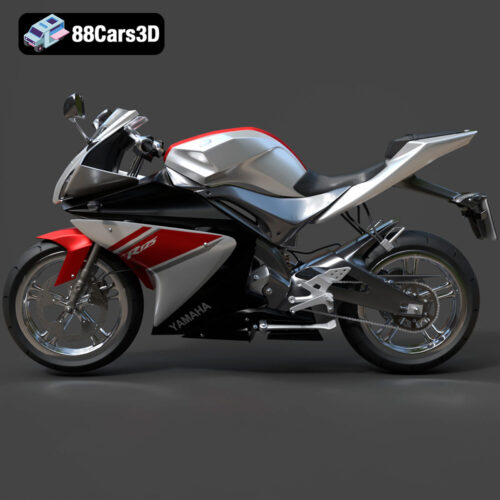 Yamaha YZF-R125 EU 3D Model