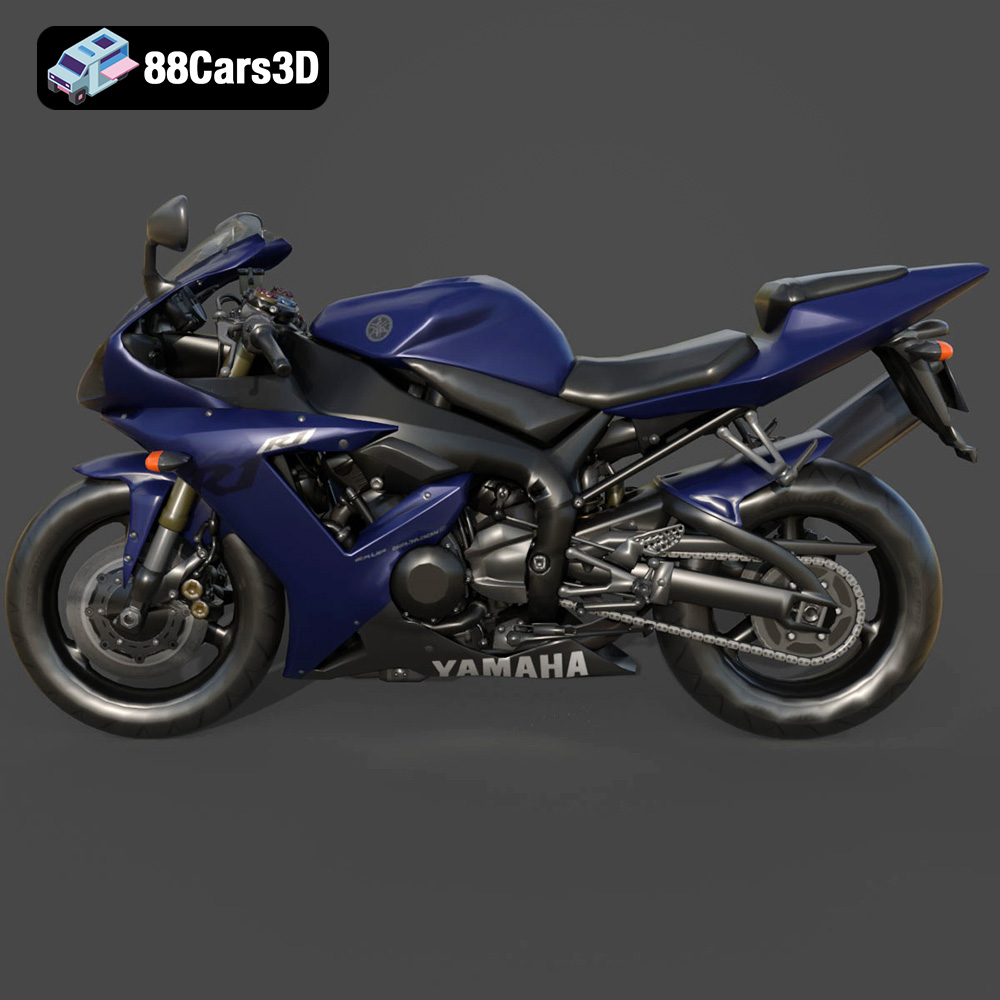 Yamaha R1 3D Model