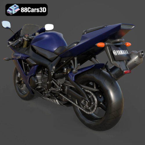 Yamaha R1 3D Model