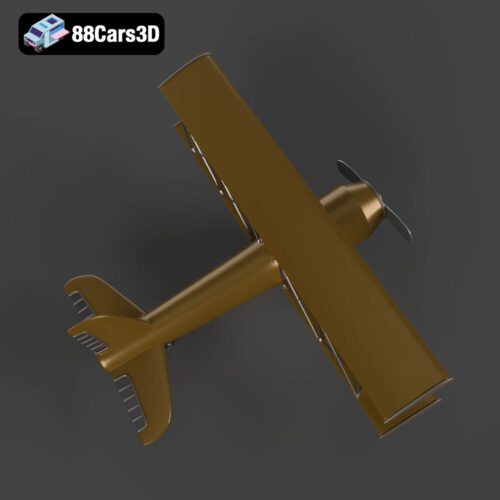 Airplane 07 3D Model Download STL FBX OBJ GLB Blend - Gallery Image 4 Airplane 07