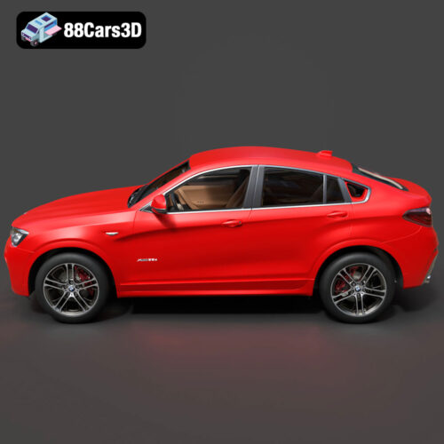 BMW X4 2015 3D Model Download STL FBX OBJ GLB Blend - Gallery Image 7 BMW X4 2015