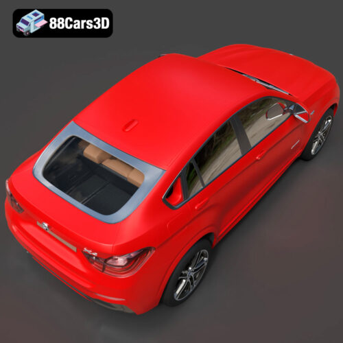 BMW X4 2015 3D Model Download STL FBX OBJ GLB Blend - Gallery Image 5 BMW X4 2015