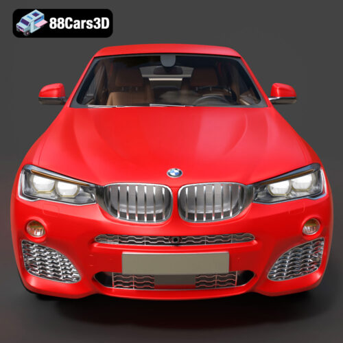 BMW X4 2015 3D Model Download STL FBX OBJ GLB Blend - Gallery Image 4 BMW X4 2015