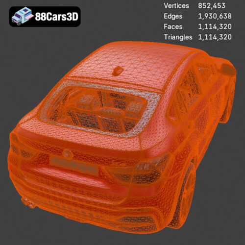 BMW X4 2015 3D Model Download STL FBX OBJ GLB Blend - Gallery Image 1 BMW X4 2015
