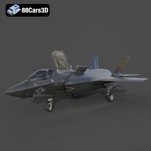 F35-08 3D Model Download STL FBX OBJ GLB Blend - Gallery Image 8 F35-08