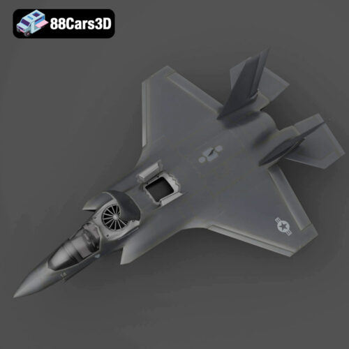 F35-08 3D Model Download STL FBX OBJ GLB Blend - Gallery Image 4 F35-08