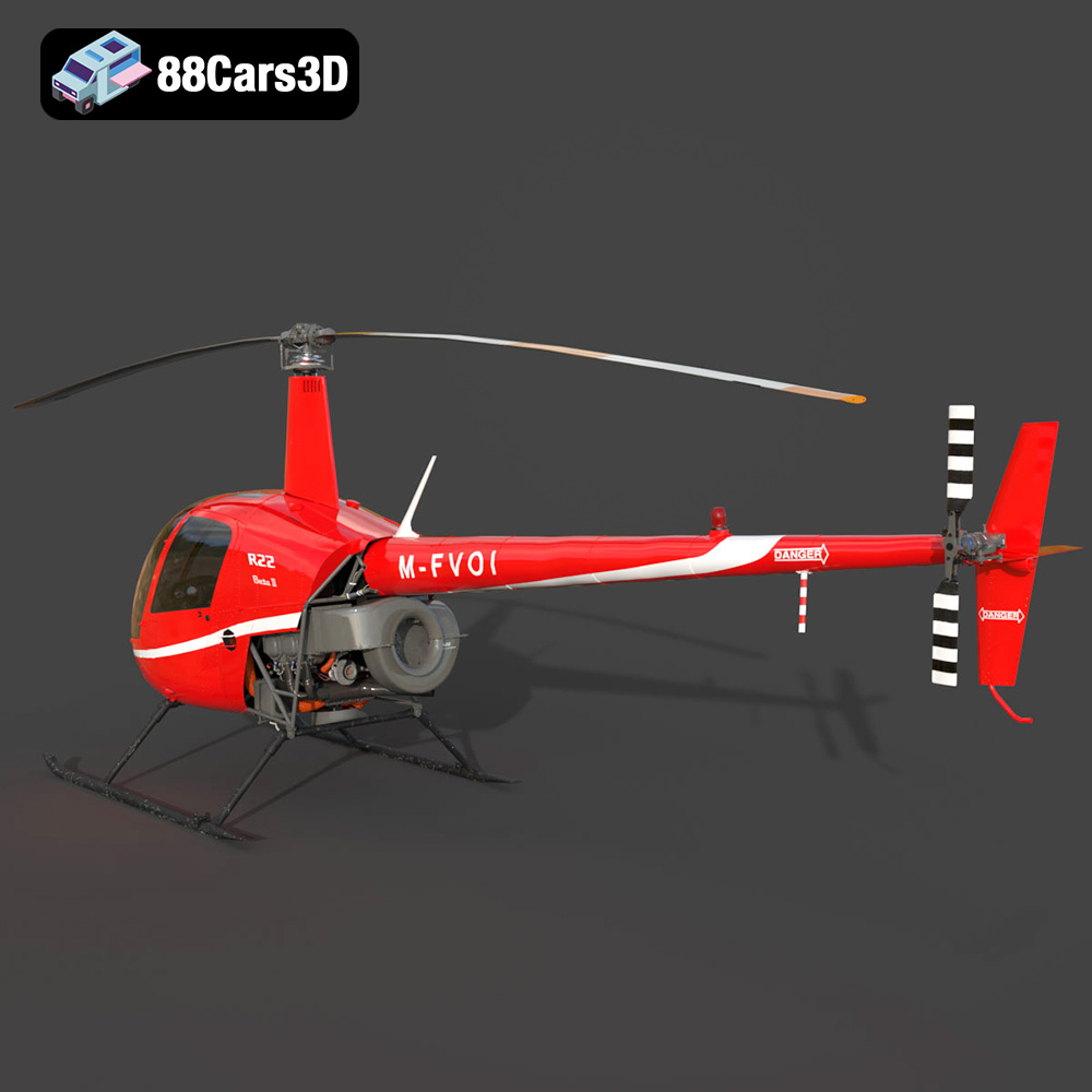 Robinson R22 Red