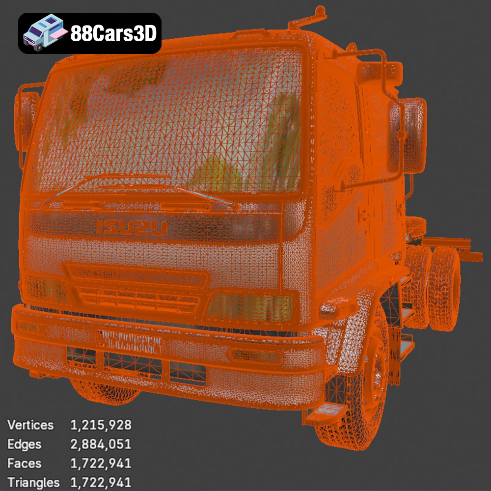 Isuzu FTR 800 Crew Cab Chassis Truck 1997-08