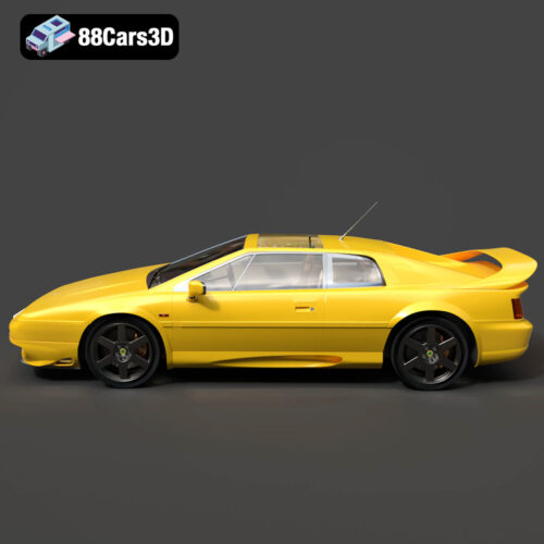 Lotus Esprit Mk5 1996 3D Model Download STL FBX OBJ GLB Blend - Gallery Image 7 Lotus Esprit Mk5 1996