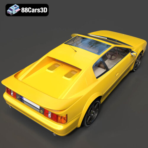 Lotus Esprit Mk5 1996 3D Model Download STL FBX OBJ GLB Blend - Gallery Image 5 Lotus Esprit Mk5 1996