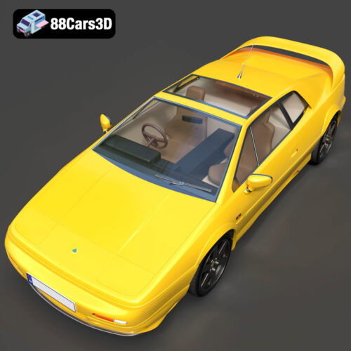 Lotus Esprit Mk5 1996 3D Model Download STL FBX OBJ GLB Blend - Gallery Image 3 Lotus Esprit Mk5 1996