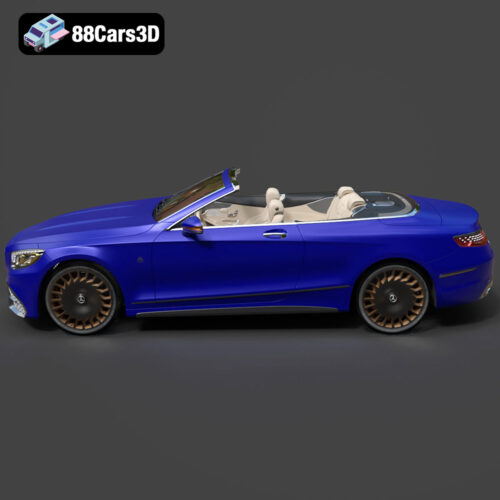 Mercedes Maybach Coupe Cabriolet 2020 3D Model Download STL FBX OBJ GLB Blend - Gallery Image 7 Mercedes Maybach Coupe Cabriolet 2020