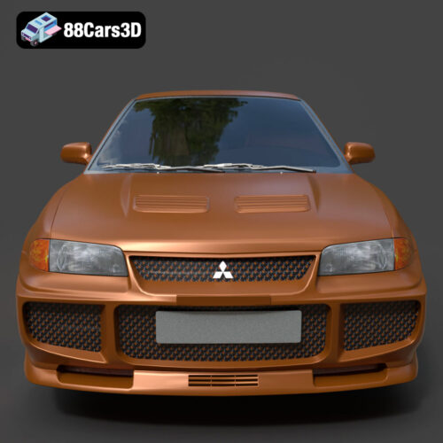 Mitsubishi Lancer Evolution III 3D Model Download STL FBX OBJ GLB Blend - Gallery Image 4 Mitsubishi Lancer Evolution III