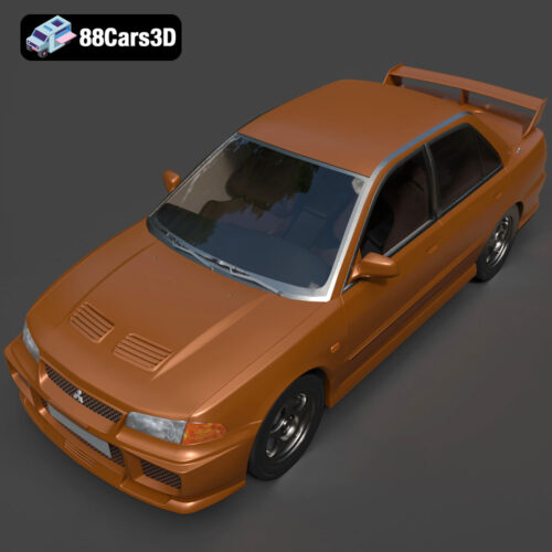Mitsubishi Lancer Evolution III 3D Model Download STL FBX OBJ GLB Blend - Gallery Image 3 Mitsubishi Lancer Evolution III