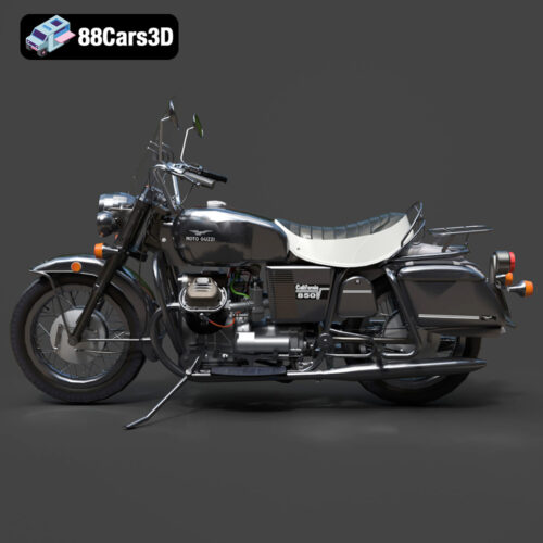 Moto Guzzi 08 3D Model Download STL FBX OBJ GLB Blend - Gallery Image 7 Moto Guzzi 08