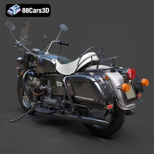 Moto Guzzi 08 3D Model Download STL FBX OBJ GLB Blend - Gallery Image 6 Moto Guzzi 08