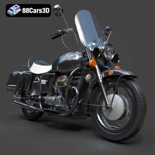Moto Guzzi 08 3D Model Download STL FBX OBJ GLB Blend - Gallery Image 4 Moto Guzzi 08