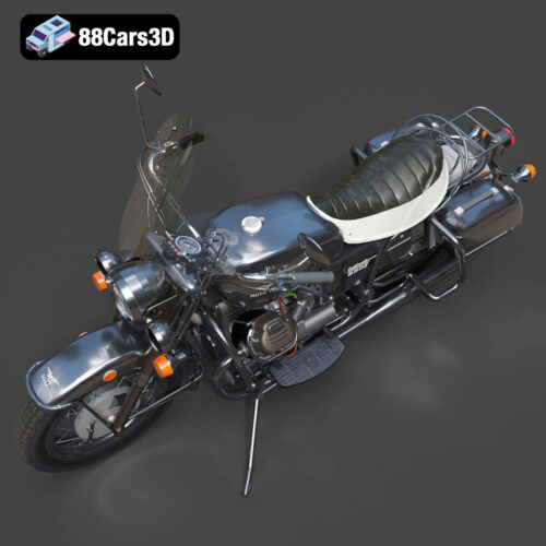 Moto Guzzi 08 3D Model Download STL FBX OBJ GLB Blend - Gallery Image 3 Moto Guzzi 08