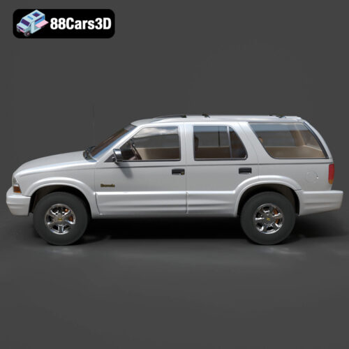 Oldsmobile Bravada Mk2f 1998-08 3D Model Download STL FBX OBJ GLB Blend - Gallery Image 7 Oldsmobile Bravada Mk2f 1998-08