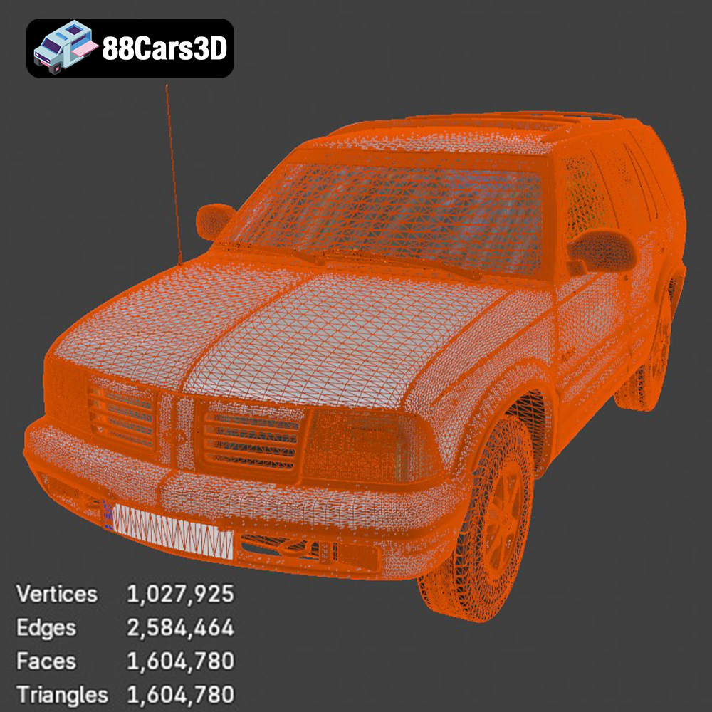 Oldsmobile Bravada Mk2f 1998-08