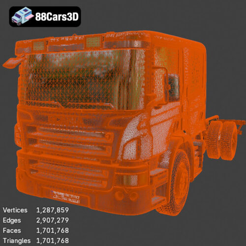 Scania P310 Crew Cab Chassis Truck 2011