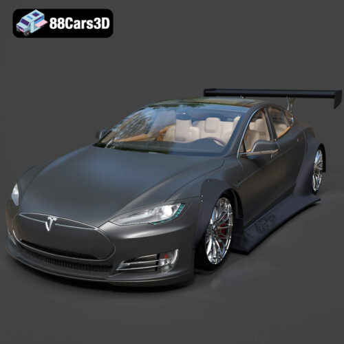 Tesla Model S Street Race