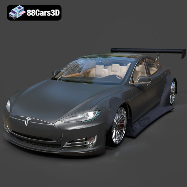 Tesla Model S Street Race