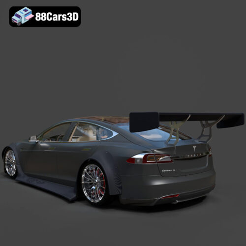 Tesla Model S Street Race