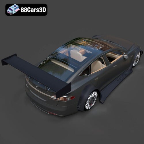 Tesla Model S Street Race