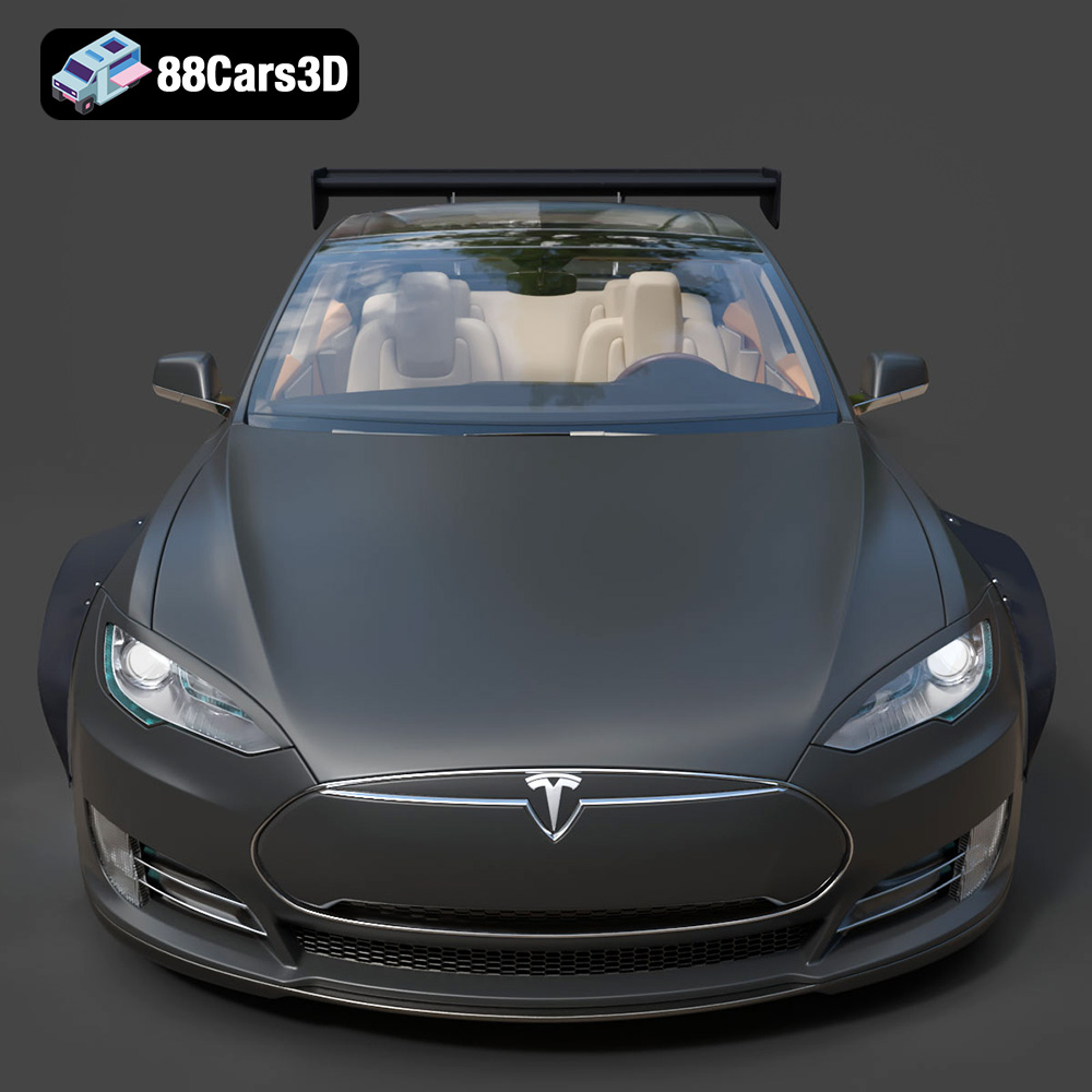 Tesla Model S Street Race