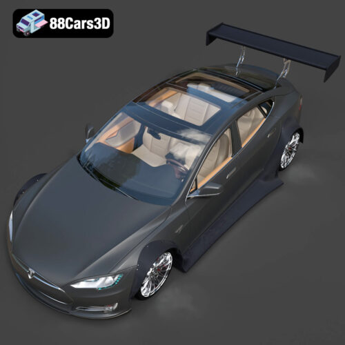 Tesla Model S Street Race