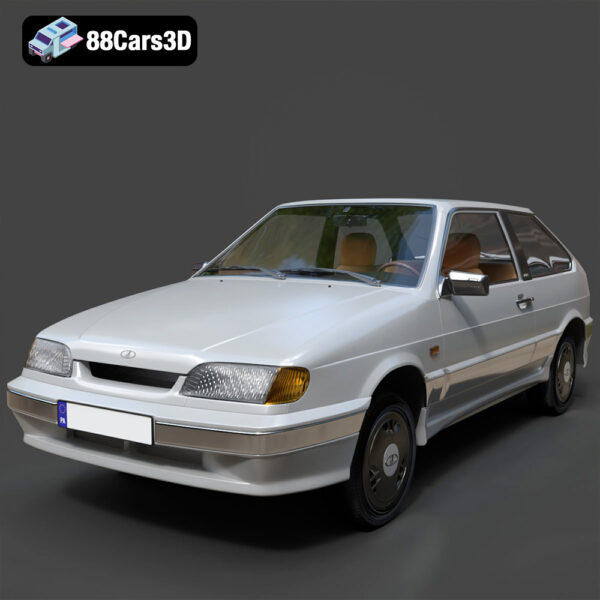 VAZ Lada Samara 2113 1997-2008 3D Model Download STL FBX OBJ GLB Blend - Gallery Image 8 VAZ Lada Samara 2113 1997-2008