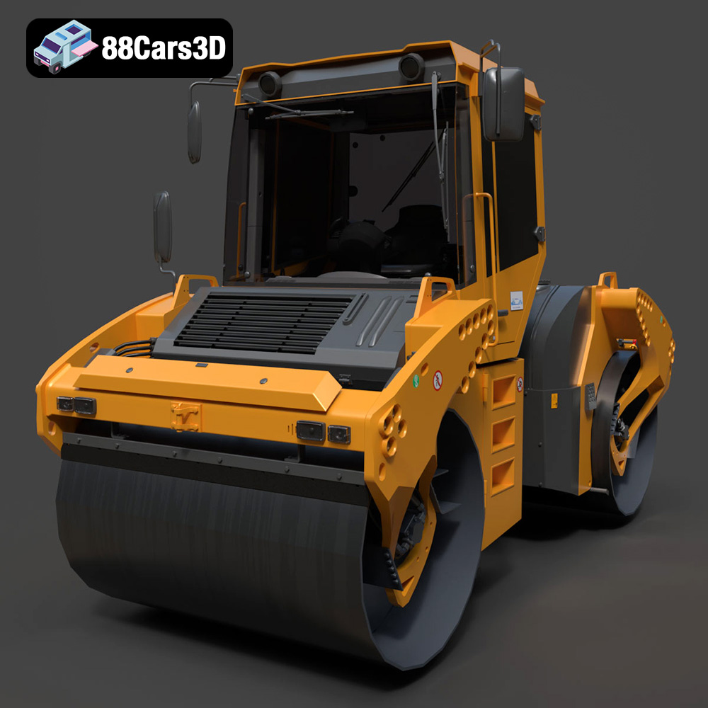 Articulated Tandem Road Roller Dusty