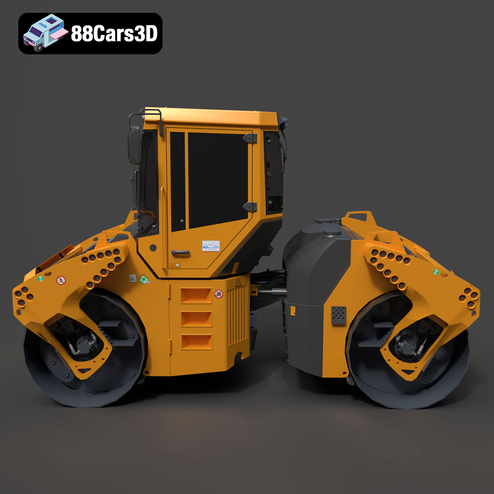 Articulated Tandem Road Roller Dusty