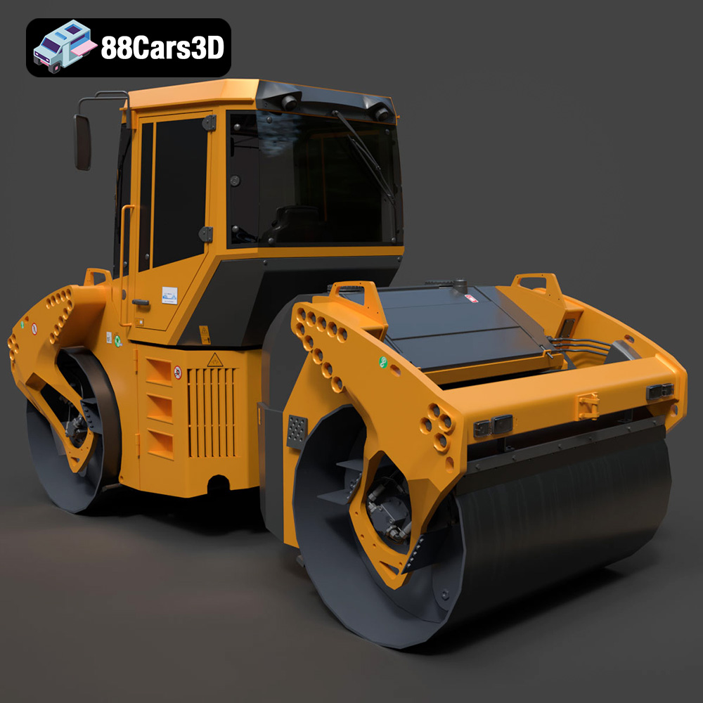 Articulated Tandem Road Roller Dusty