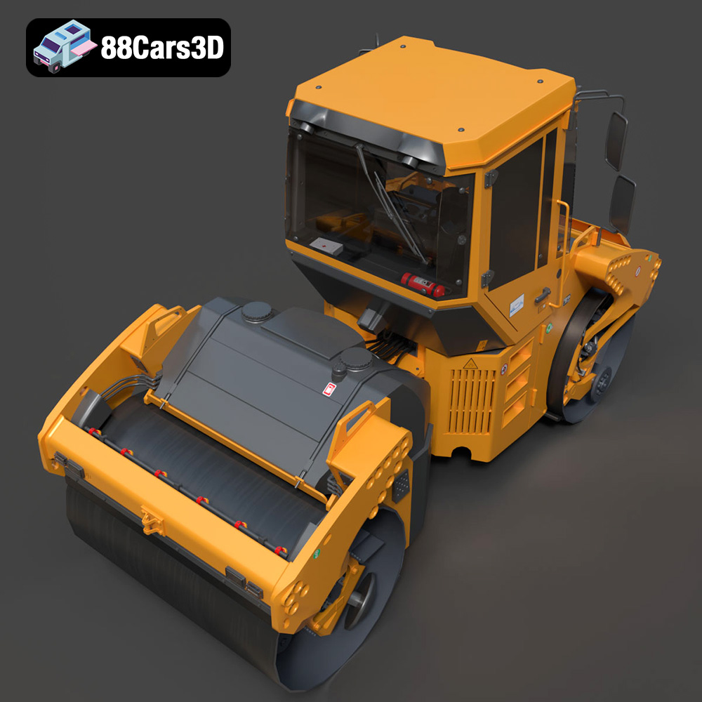 Articulated Tandem Road Roller Dusty
