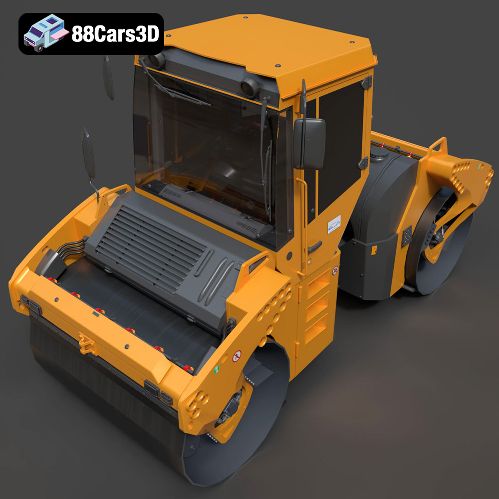 Articulated Tandem Road Roller Dusty