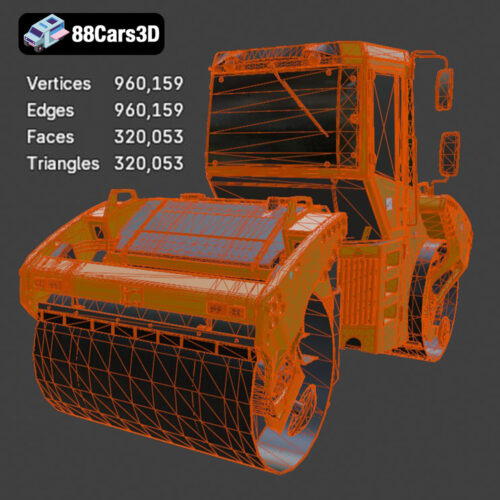Articulated Tandem Road Roller Dusty