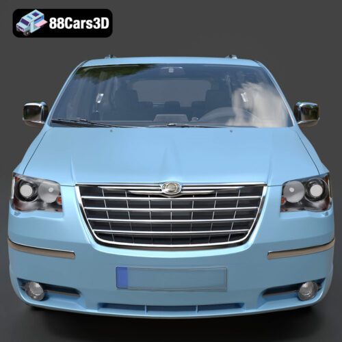 Chrysler Grand Voyager 2008 3D Model Download STL FBX OBJ GLB Blend - Gallery Image 4 Chrysler Grand Voyager 2008