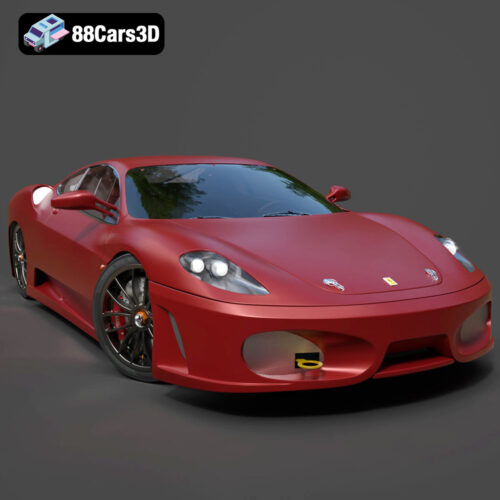 Ferrari 450 2013 3D Model Download STL FBX OBJ GLB Blend - Gallery Image 4 Ferrari 450 2013