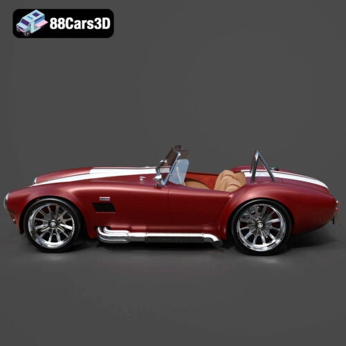 Ford Cobra 3D Model Download STL FBX OBJ GLB Blend - Gallery Image 7 Ford Cobra