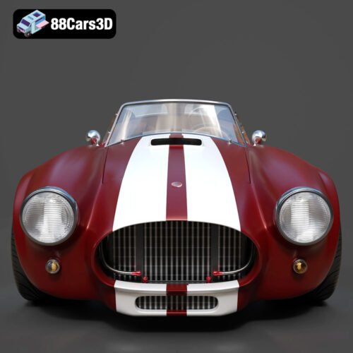 Ford Cobra 3D Model Download STL FBX OBJ GLB Blend - Gallery Image 4 Ford Cobra