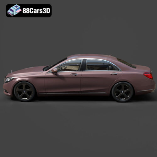Mercedes-Benz S600 2008 3D Model Download STL FBX OBJ GLB Blend - Gallery Image 7 Mercedes-Benz S600 2008