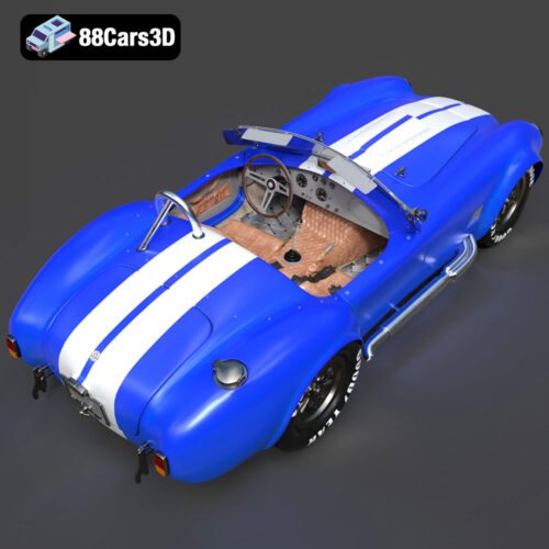 Shelby Cobra 427 2013 3D Model Download STL FBX OBJ GLB Blend - Gallery Image 5 Shelby Cobra 427 2013