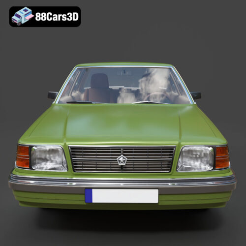 Dodge Aries K Sedan 1988 3D Model Download STL FBX OBJ GLB Blend - Gallery Image 5 Dodge Aries K Sedan 1988