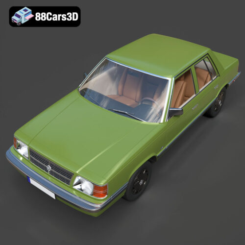 Dodge Aries K Sedan 1988 3D Model Download STL FBX OBJ GLB Blend - Gallery Image 6 Dodge Aries K Sedan 1988