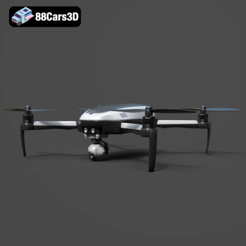 Animated Drone With Camera