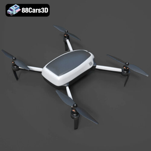 Animated Drone With Camera