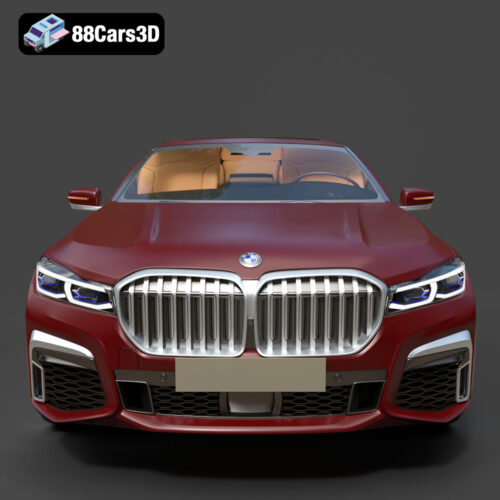 BMW 7-Series M Long 2020 3D Model Download STL FBX OBJ GLB Blend - Gallery Image 5 BMW 7-Series M Long 2020
